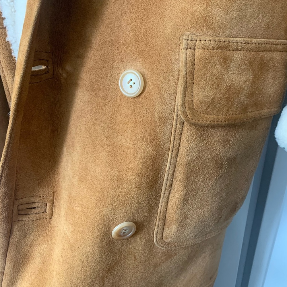 RARE Vintage Ralph Lauren Shearling Coat - Picture 14 of 15